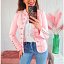 Chaqueta Militar Rosa